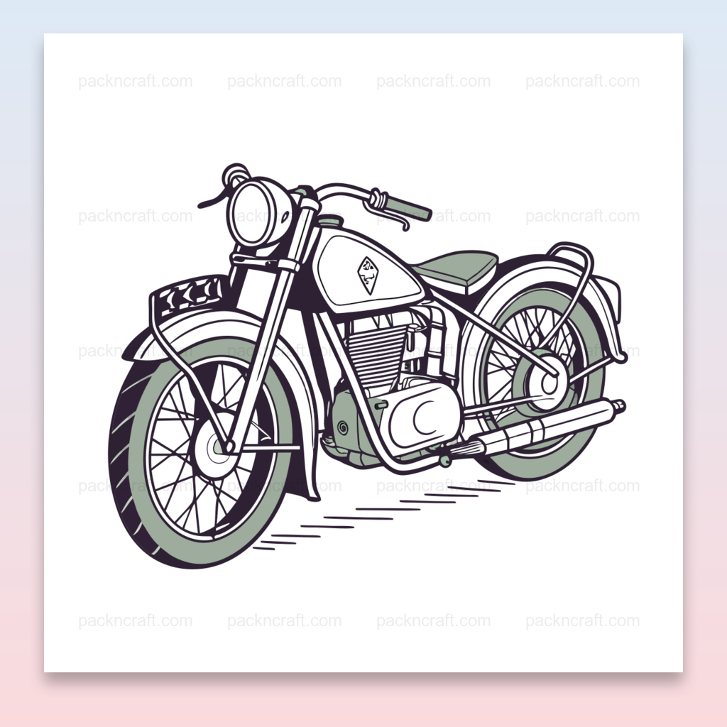 Royal Enfield Bullet 1931, image pour projets créatifs.