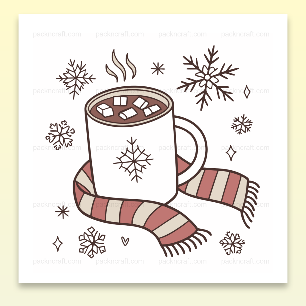 Illustration de chocolat chaud délicieux pour projets créatifs hivernaux