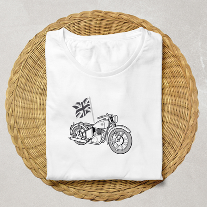 T-shirt avec design Sunbeam S7 1946, pour un look rétro authentique.