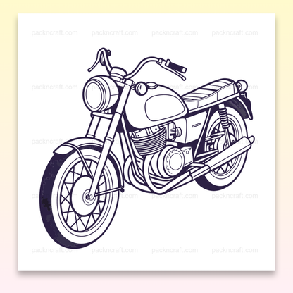 Moto Guzzi V7 1967 en illustration vectorielle, usage papeterie