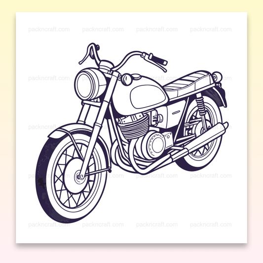 Moto Guzzi V7 1967 en illustration vectorielle, usage papeterie