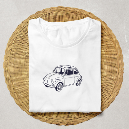 Vintage Fiat Joyride | Light Ink SVG | Retro Style