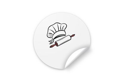Toque et Rouleau | SVG Élégant | Thème Gourmand
