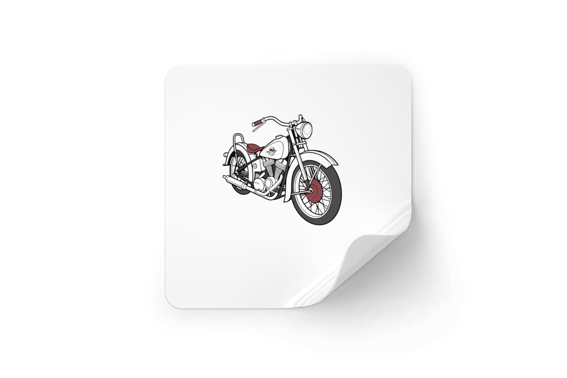 Sticker moto Harley pour décorations originales