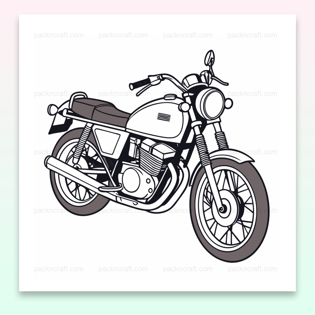 Image haute définition du Kawasaki KZ1000, idéal pour impressions