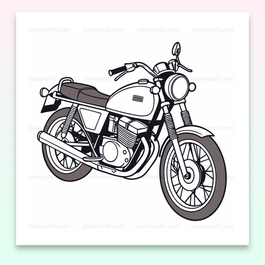 Image haute définition du Kawasaki KZ1000, idéal pour impressions