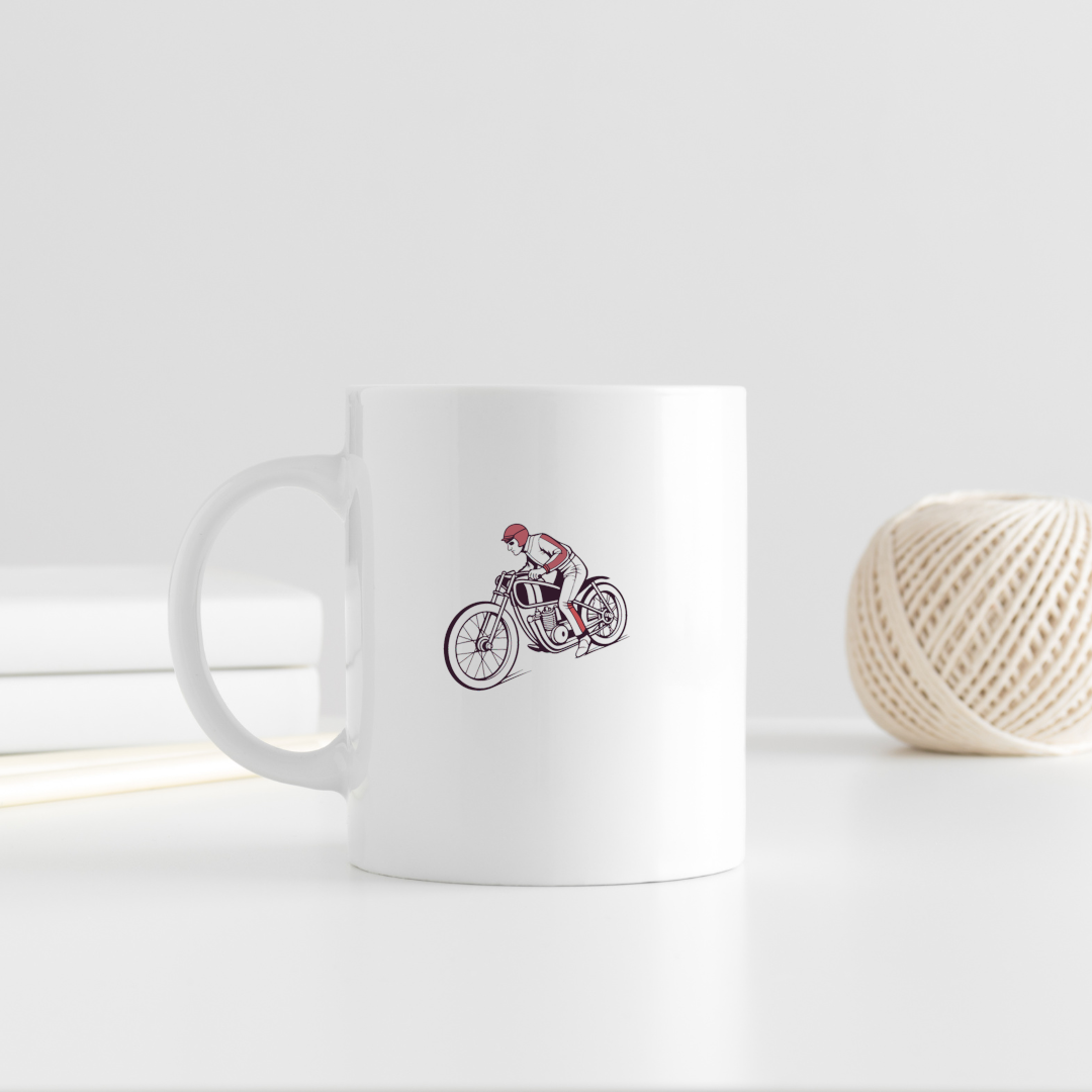 Mug décoré avec board tracker 1920s, pour une touche rétro au quotidien