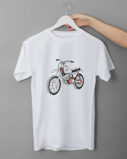 T-shirt avec illustration Montesa Cappra 1970s pour les amateurs de rétro.