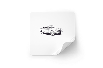 Sticker Peugeot 404 Cabriolet pour décoration.