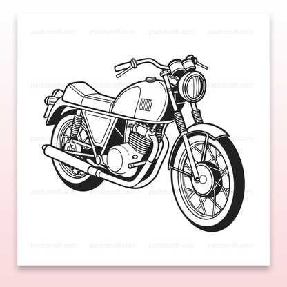 Illustration vintage Ducati 750GT 1971 pour projets créatifs