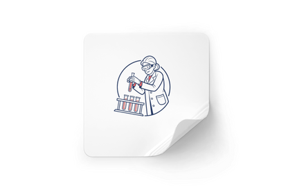 Scientifique Concentré | Style Retro SVG | Thème Expérimentation