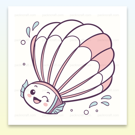 Illustration vectorielle d'un volant de badminton joyeux en style pastel, idéale pour projets créatifs.