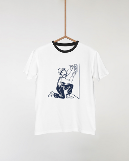 Électricien en Action | Style Rétro SVG | Thème Vintage