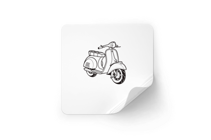 Sticker du Heinkel Tourist, idéal pour personnaliser surface lisse