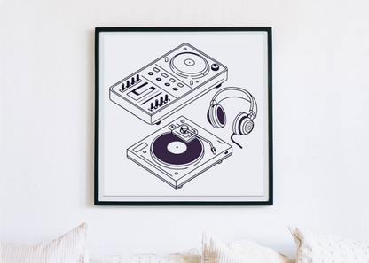 Platines DJ en Action | Ligne Artistique | Événement Musical