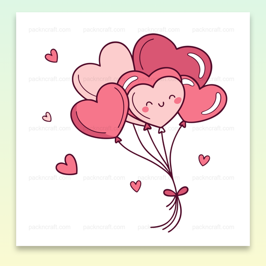 Ballons en cœur pour décoration joyeuse et romantique.