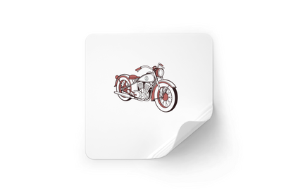 Illustration de la moto Indian Scout 1920 en fichier SVG, format sticker.