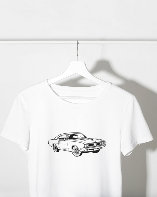 Dodge Charger 1969 en mouvement | Art SVG Classique | Thème Vintage