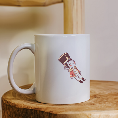 Mug avec design pastel soldat détendu esprit de Noël