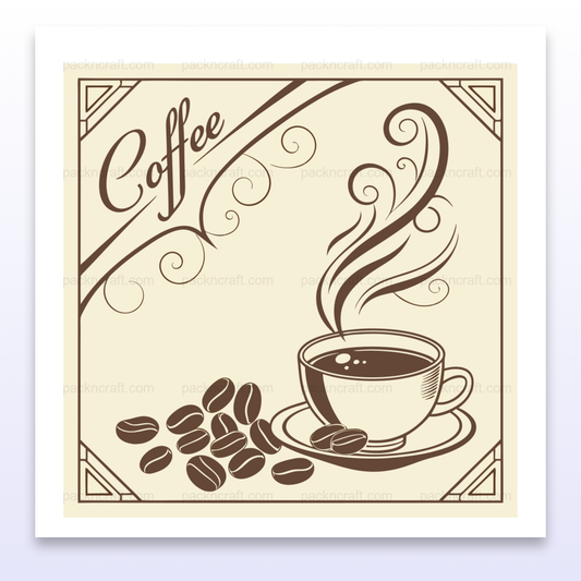 Design rétro de café idéal pour affiches et décoration vintage