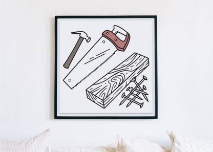 Charpentier en Action | Style Vintage SVG | Thème Bricolage