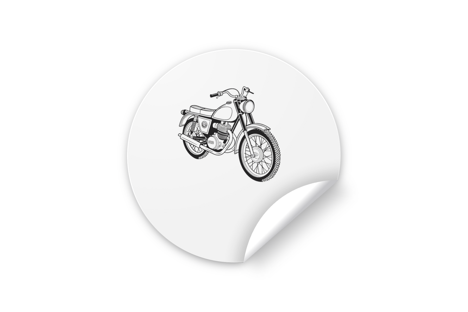 Autocollant vintage Montesa Impala pour personnalisation créative.