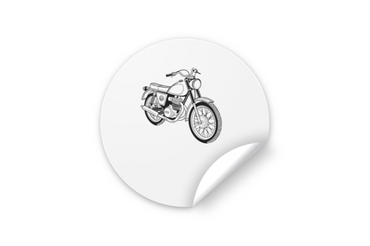 Autocollant vintage Montesa Impala pour personnalisation créative.