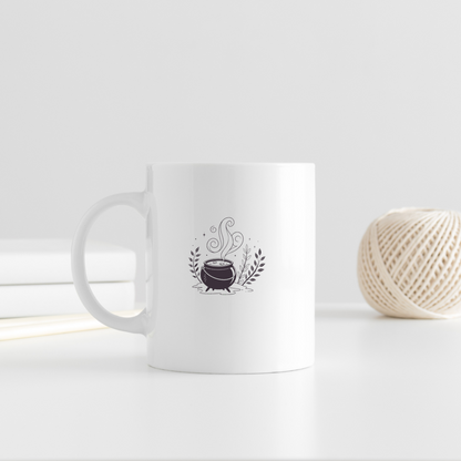 Mug à thème Halloween avec chaudron en ébullition au design mystérieux