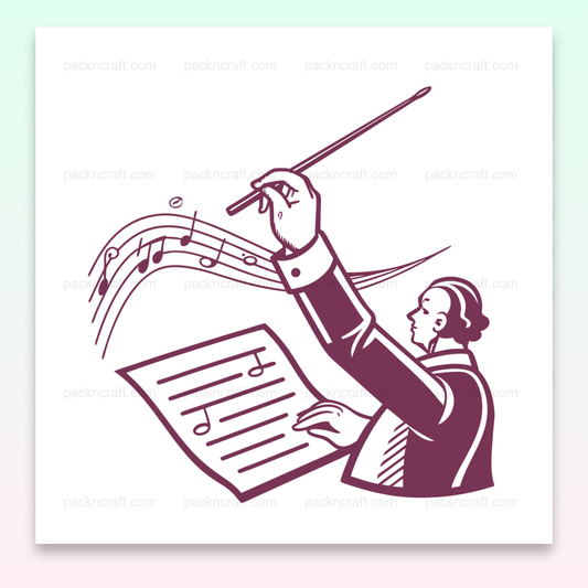 Chef d'orchestre en action | Style vintage | Thème musical