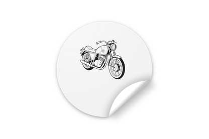 Sticker Ducati 750GT 1971, ajout rétro pour papeterie
