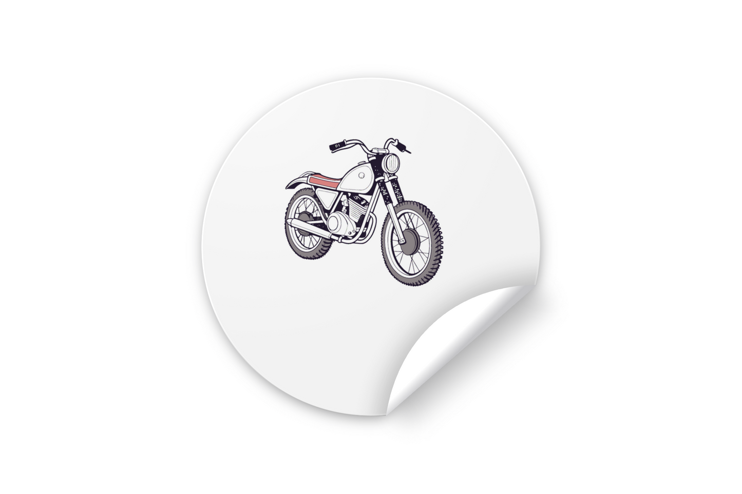 Sticker à coller de la Bultaco Sherpa, un must pour les amateurs de rétro.
