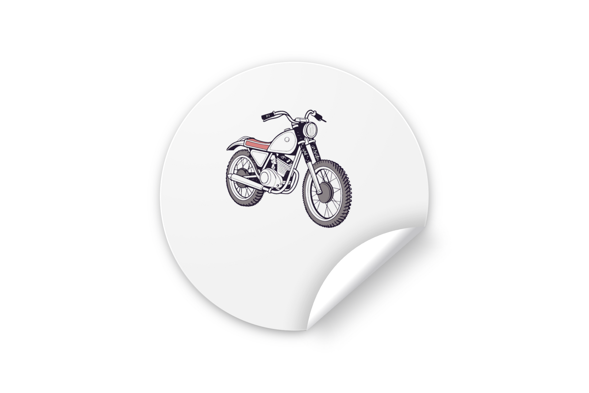 Sticker à coller de la Bultaco Sherpa, un must pour les amateurs de rétro.