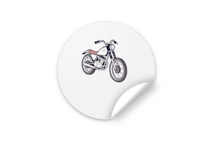 Sticker à coller de la Bultaco Sherpa, un must pour les amateurs de rétro.