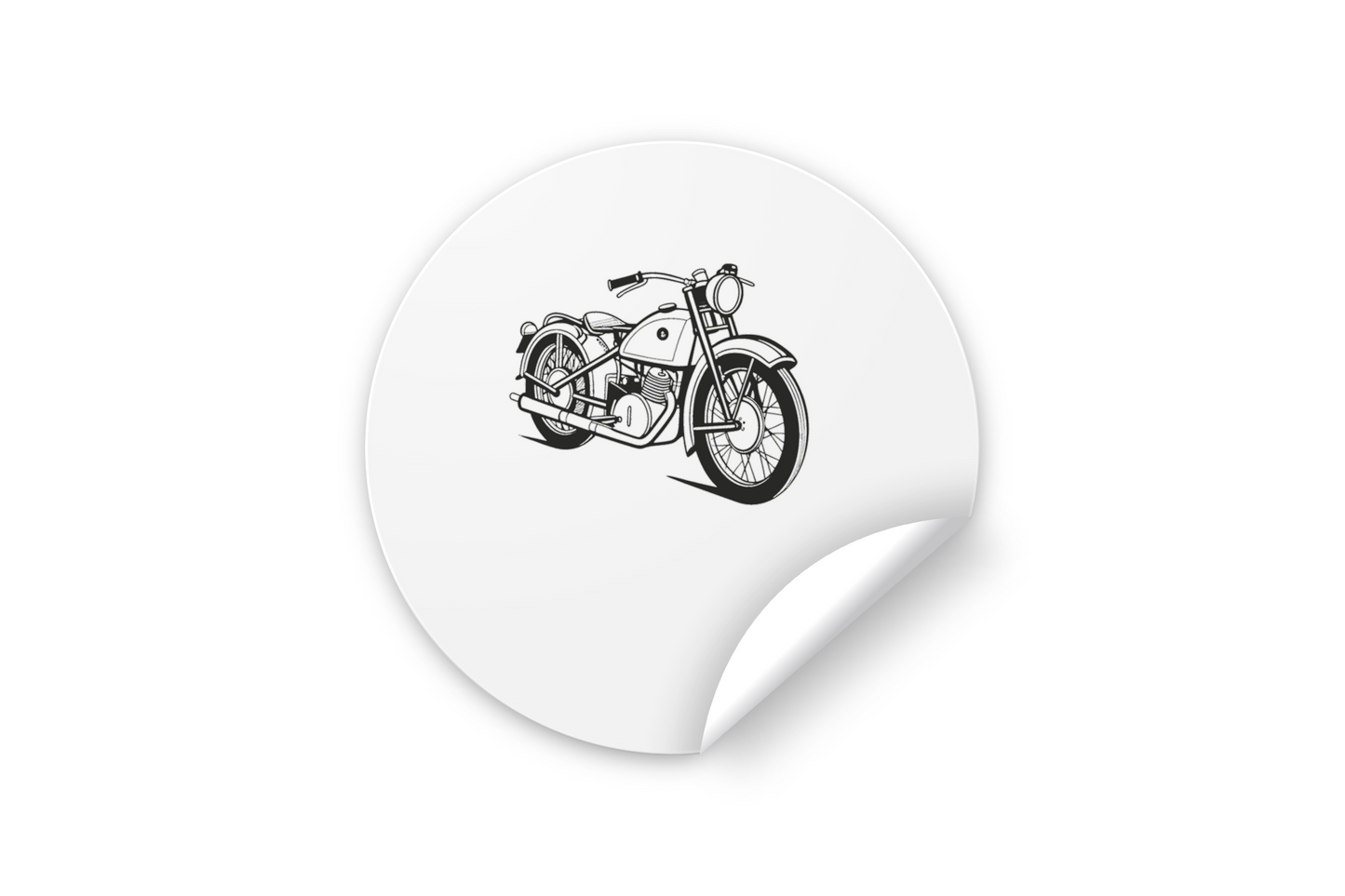 Sticker moto vintage, ajoutez une touche rétro à vos objets