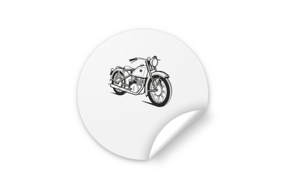 Sticker moto vintage, ajoutez une touche rétro à vos objets