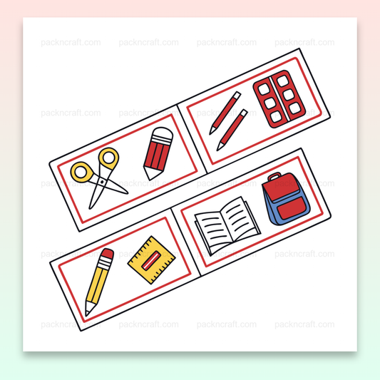 Illustration vectorielle de fournitures scolaires pour projets créatifs et éducatifs