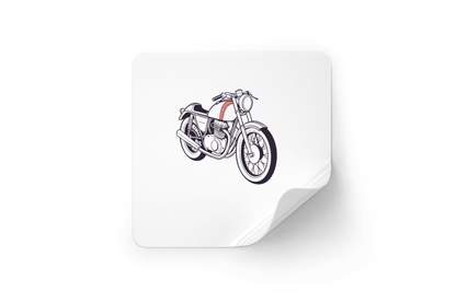 Sticker moto Café Racer 1960s pour personnalisation.