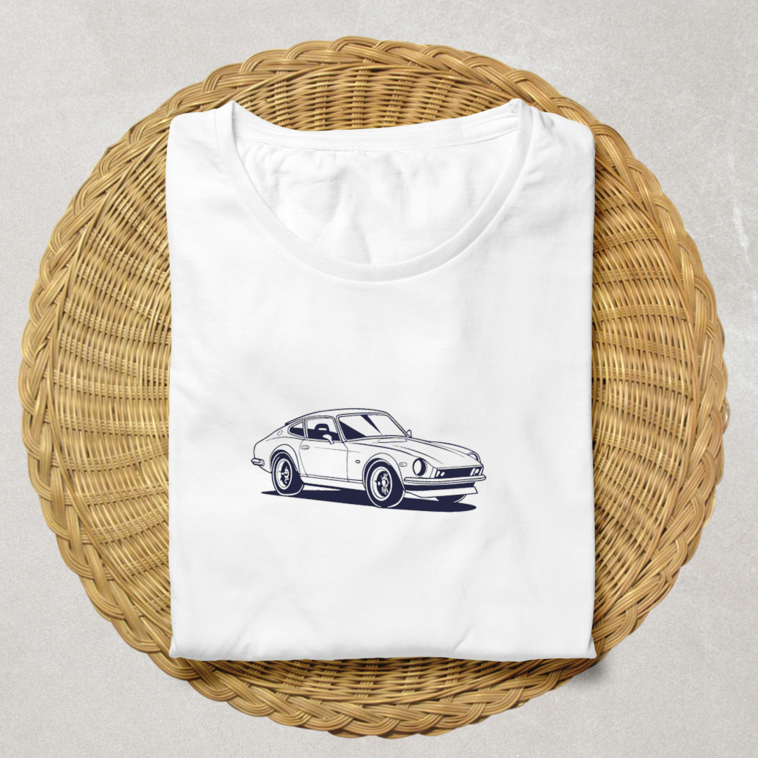 T-shirt avec illustration voiture vintage élégante