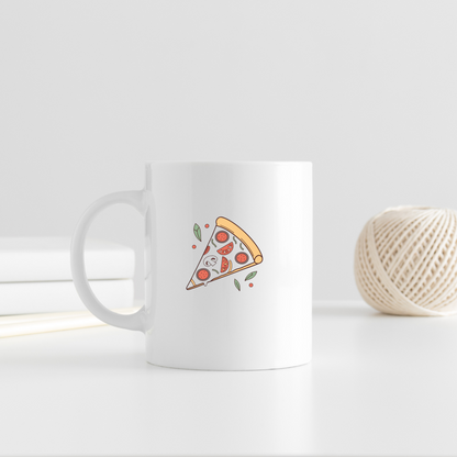 Mug avec pizza déco design plat pour les amateurs de cuisine créative