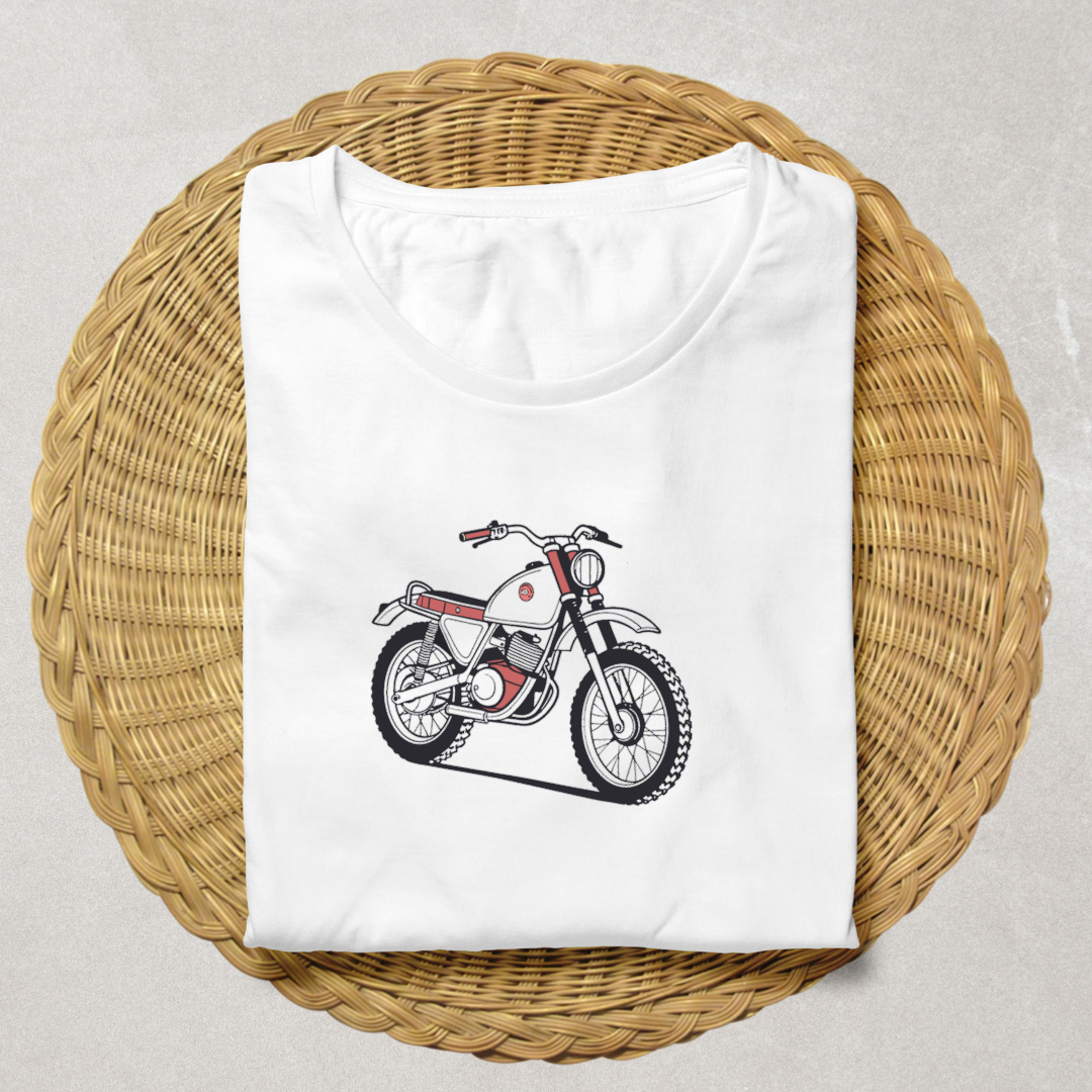 T-shirt imprimé avec design vintage de Bultaco Metisse