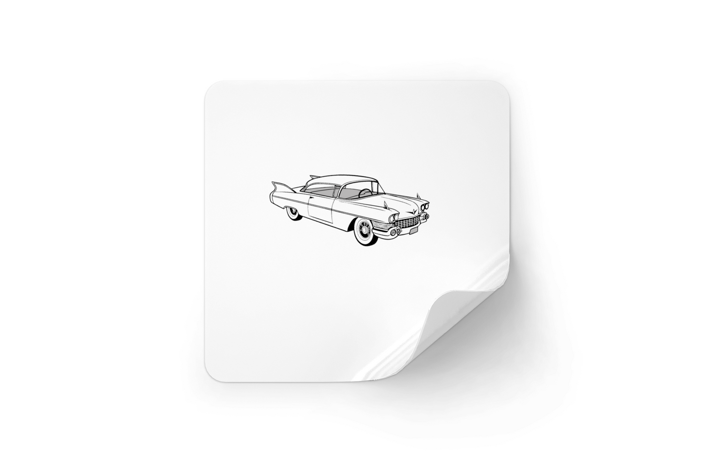Elegant Cadillac on Mug | Retro Style SVG | Vintage Theme