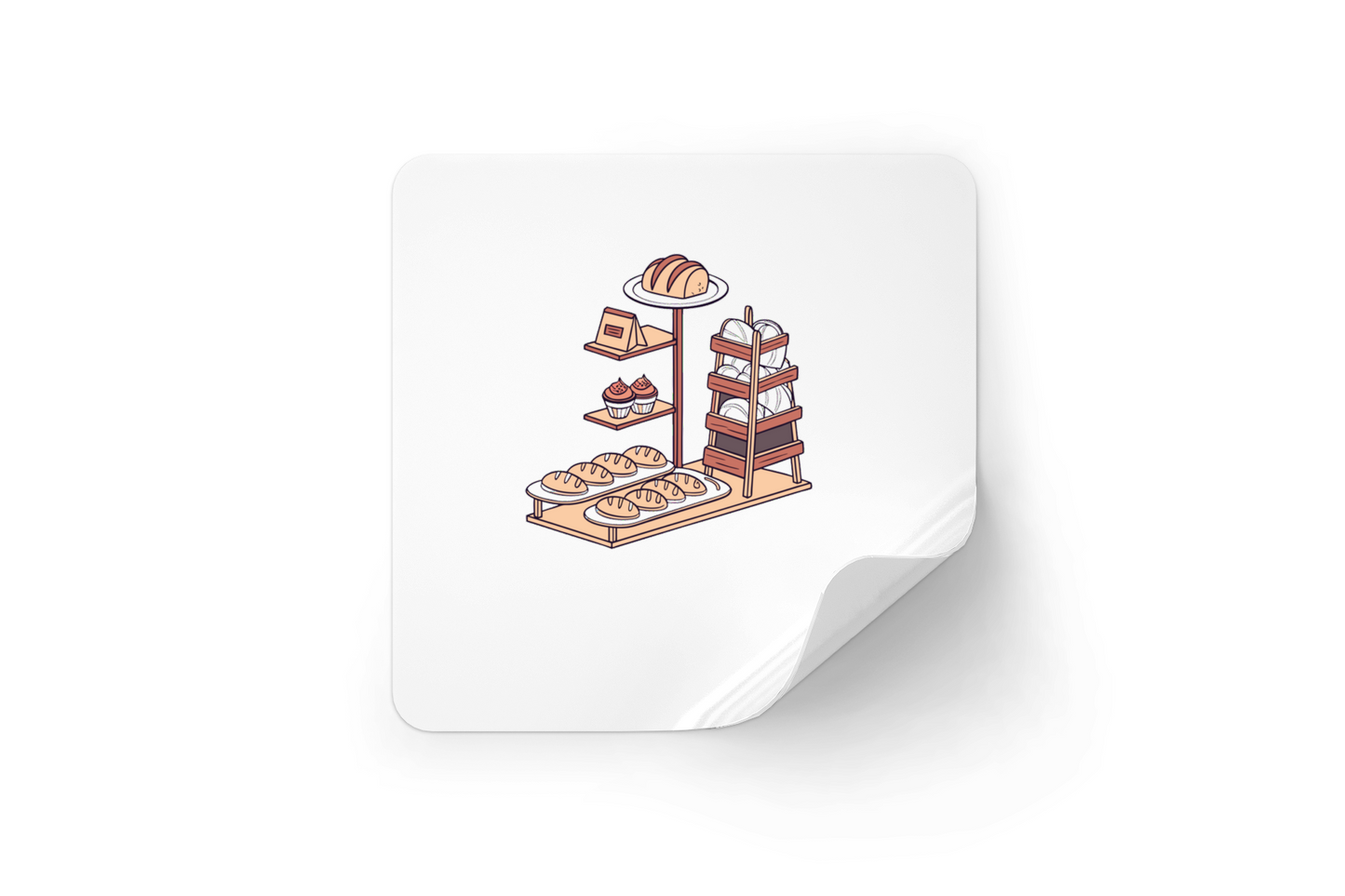 Étalage de Boulangerie Gourmande | SVG Pastel | Thème Vintage