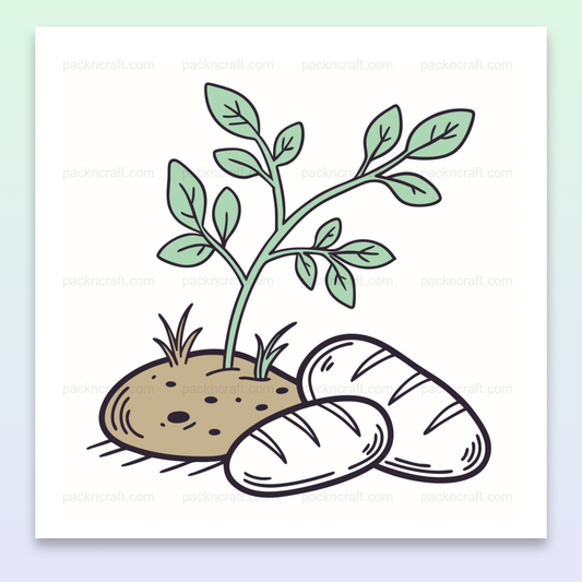 Illustration vectorielle d'une jeune pousse verte idéale pour décoration