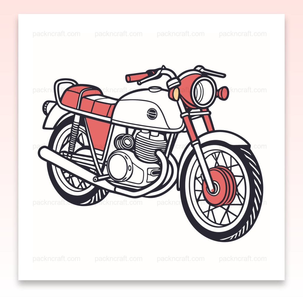 Illustration vintage Moto Guzzi Le Mans 1976 pour décoration numérique