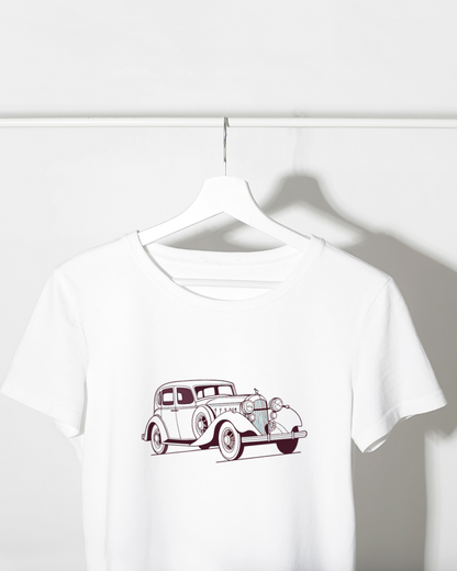 Motif Packard Eight 1930 vintage sur t-shirt