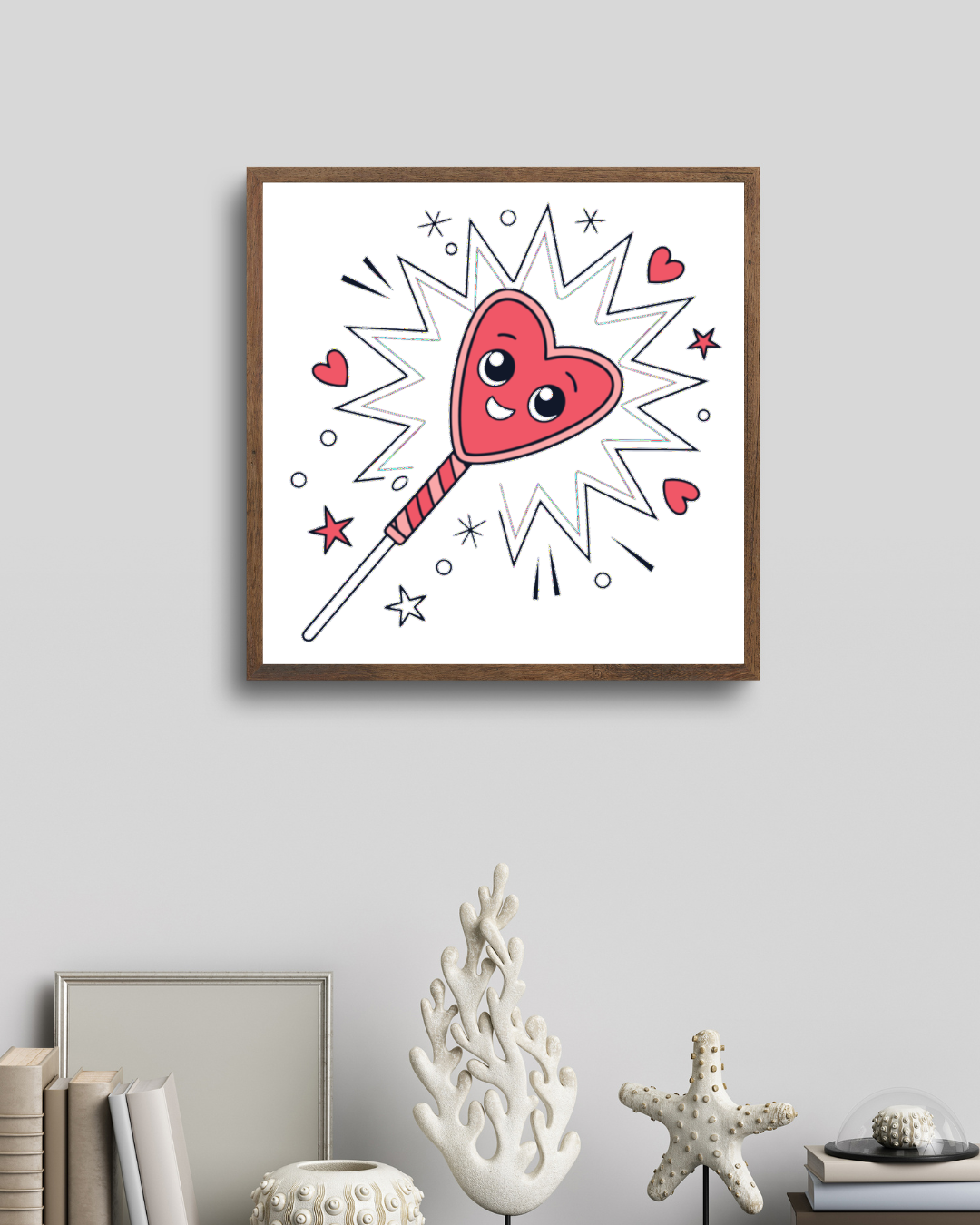 Cœur Étincelant | Style Kawaii Anniversaire