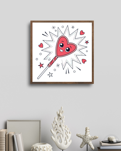Cœur Étincelant | Style Kawaii Anniversaire