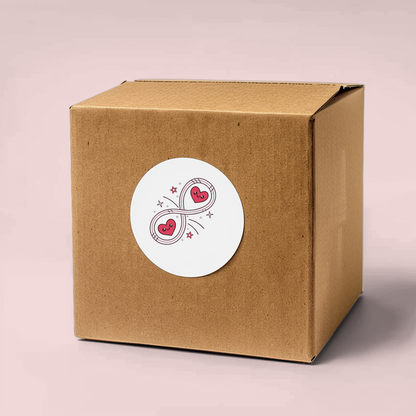 Sticker Infinity Love, accessoire parfait pour personnaliser vos objets.
