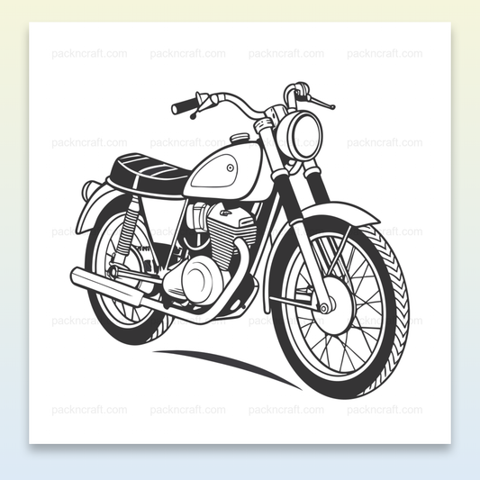 Illustration vintage moto 1960s pour projets créatifs