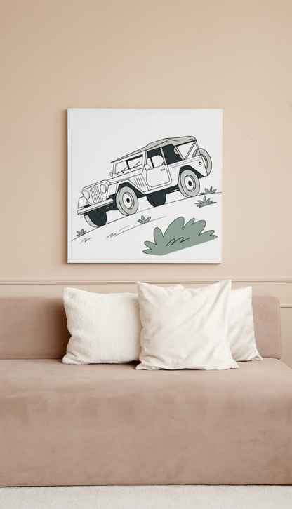 Méharie en pente | Style Vintage SVG | Aventurier tout-terrain